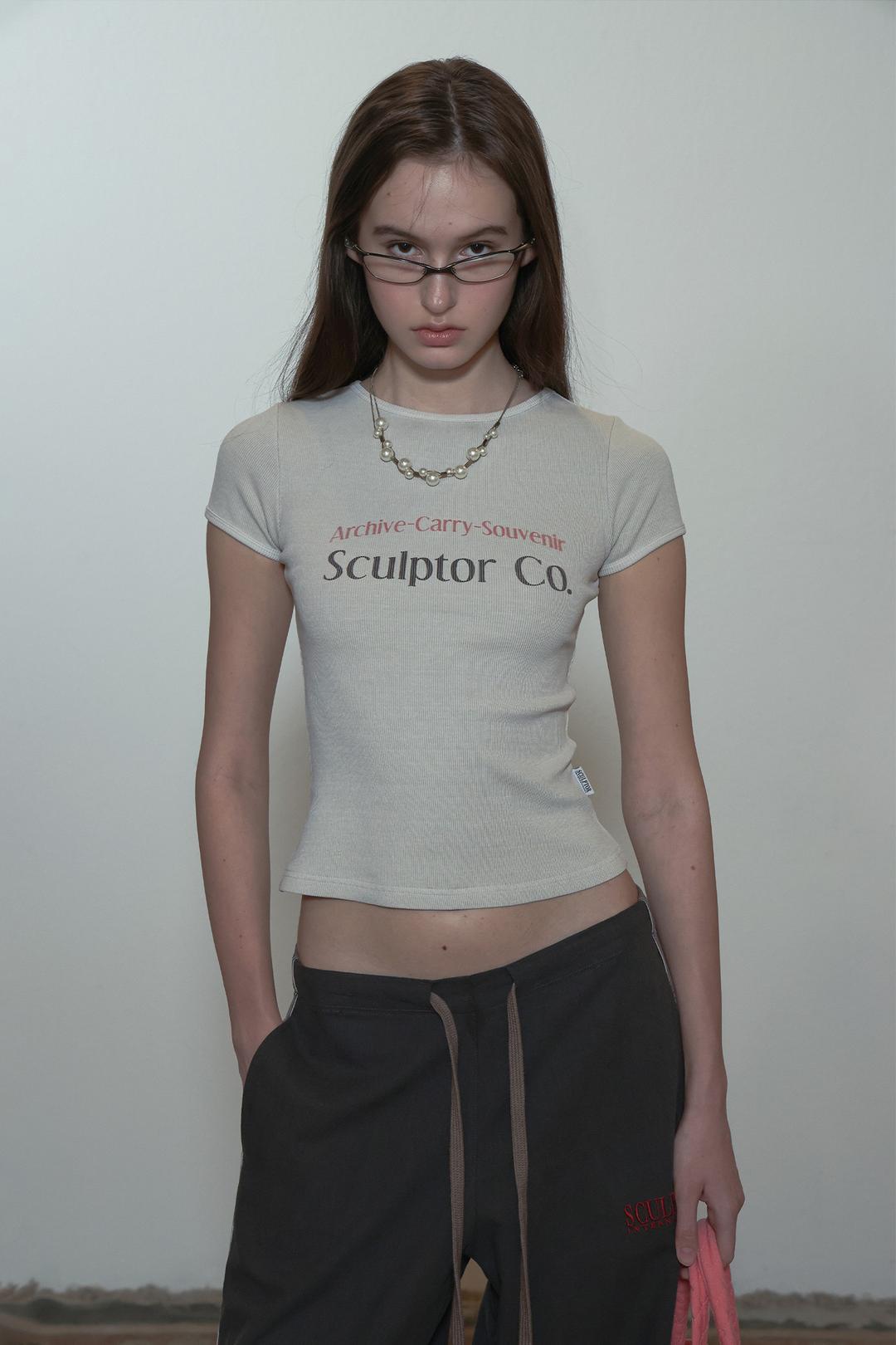 Archive Pigment Baby Tee Dusty Ivory