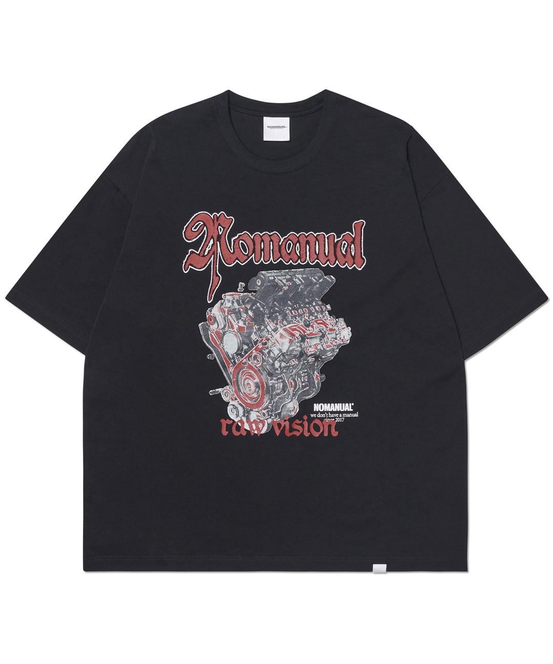 NM ENGINE T-SHIRT - BLACK