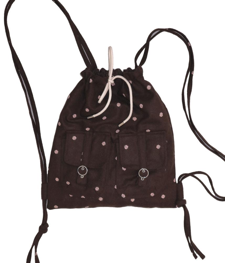 핸드메이드 땡땡이 스트링백 handmade vintage bag 빈티지 짐색
