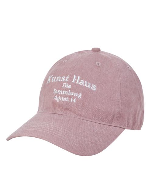 쿤스트하우스 코튼 볼캡 / 피그먼트 핑크