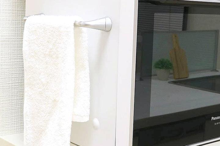 스텐레스 자석식 행주걸이 주방 타올 건조대 냉장고자석 수건 홀더 K-811