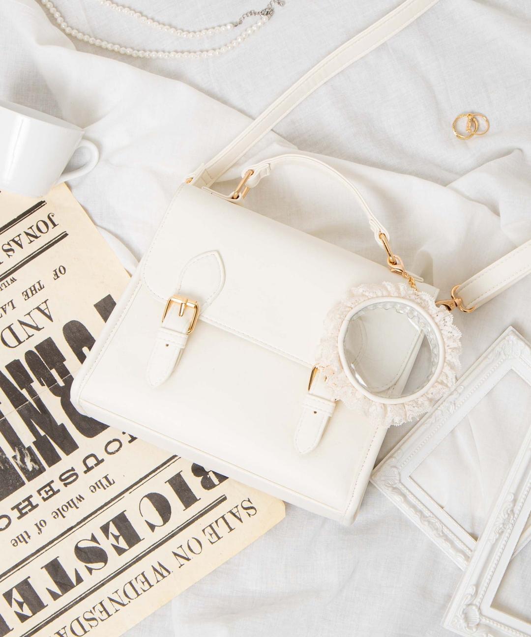 サッチェル痛ショルダー - ホワイト / F