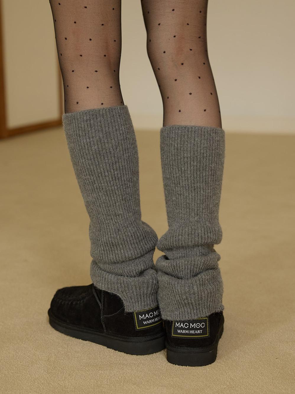 마크모크 Dandi 단디 루즈핏 리브드 레드워머_5color