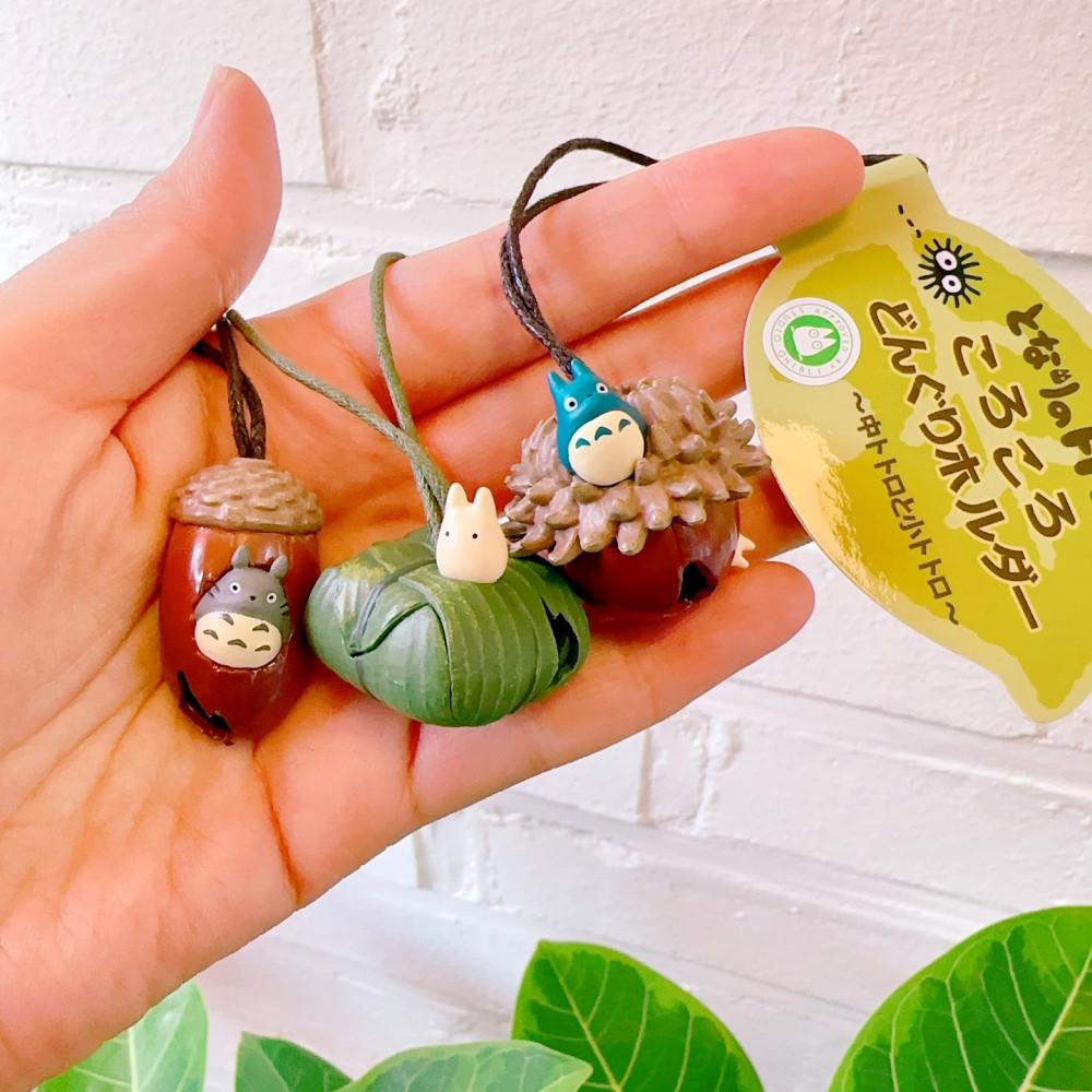 [지브리정품] 토토로 데굴데굴 홀더, 핸드폰스트랩,토토로 키링, 키홀더