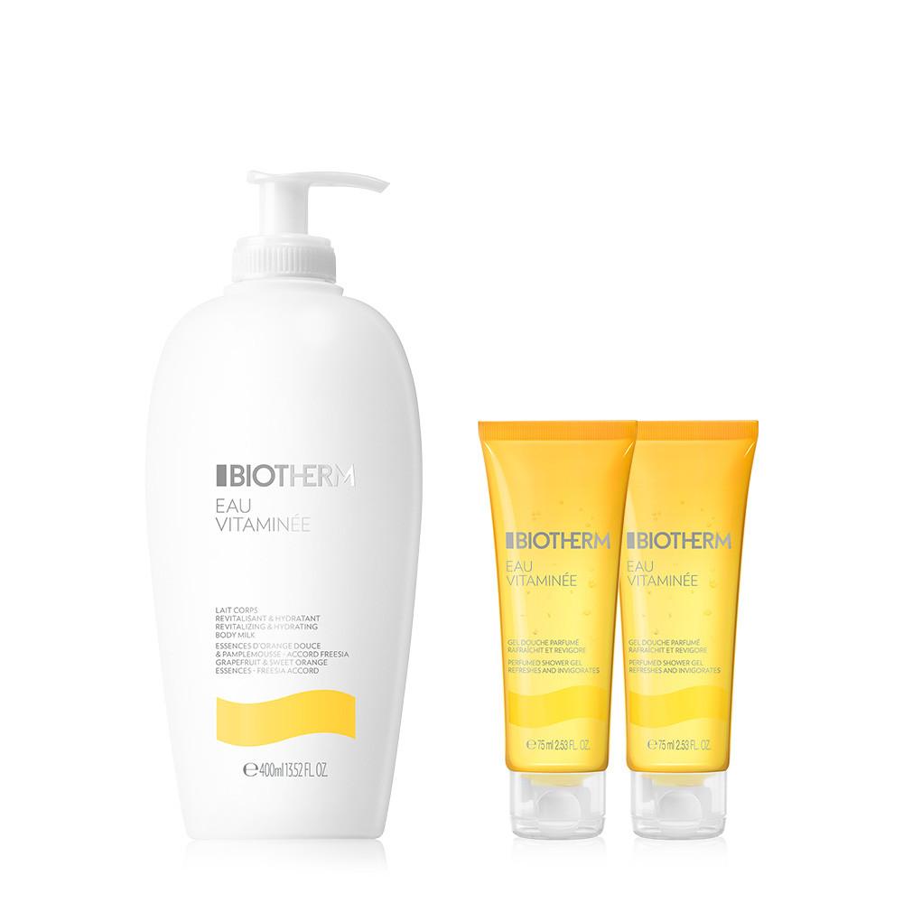 [20%+15%] 오비타미네 바디 밀크 400ml 세트 (+샤워젤 150ml 증정)