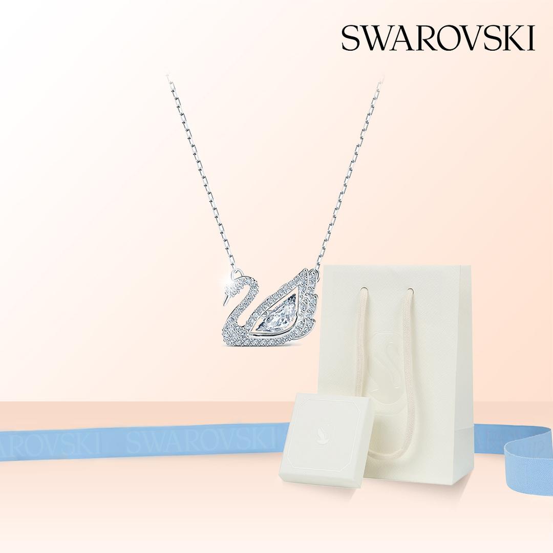 [본사정품/쇼핑백증정] Swan 로듐 목걸이 5514421