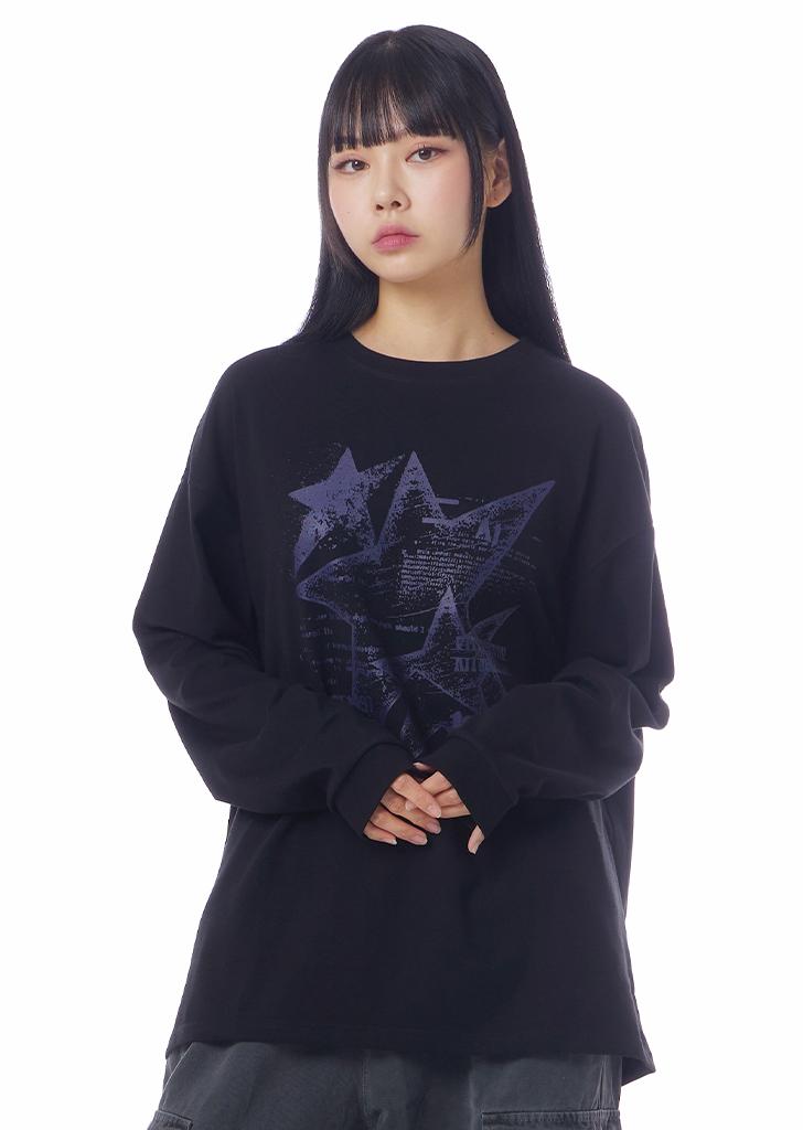 Empty Stars Long Sleeve (Black)