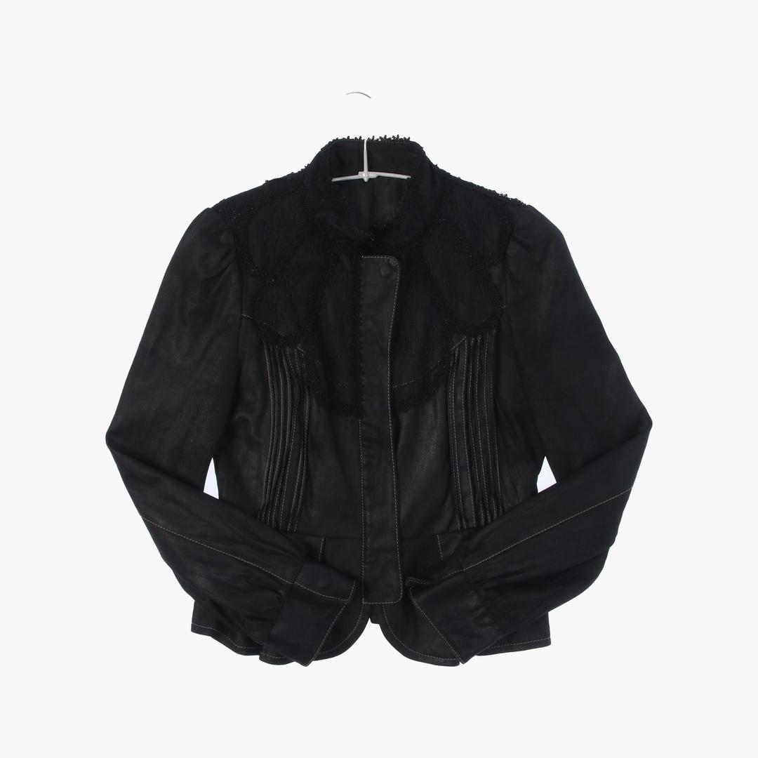 휴고 보스 양가죽 리얼 자켓 여자 M