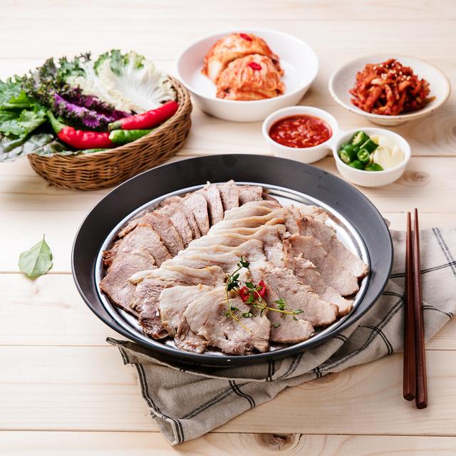 복선당 고소하고 담백한 목전지 보쌈 혼술 안주 캠핑요리 캠핑 밀키트