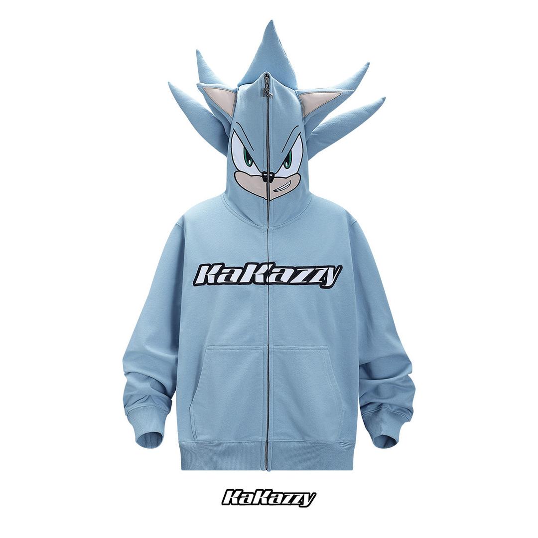 Kakazzy Full Zip Hoodie LightBlue
