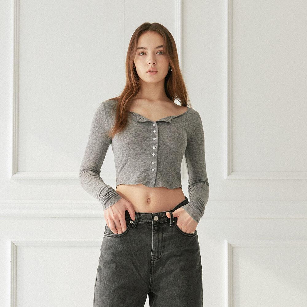 Slim long sleeve (Grey)