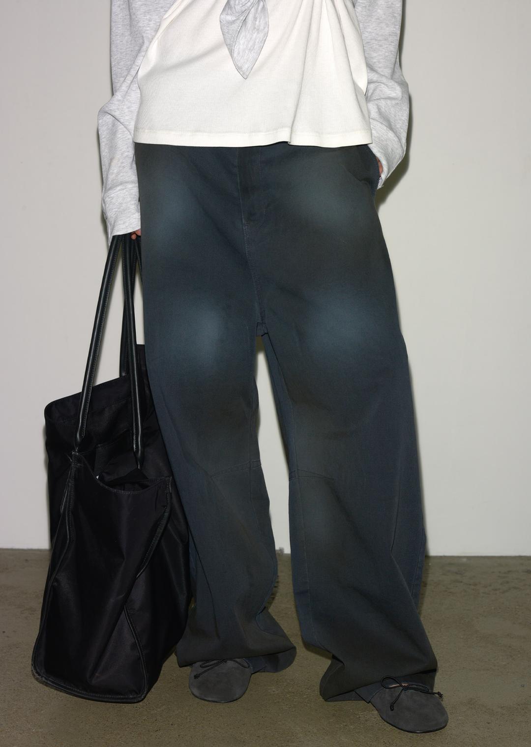 DIRTY COTTON CHINO PANTS DARK NAVY