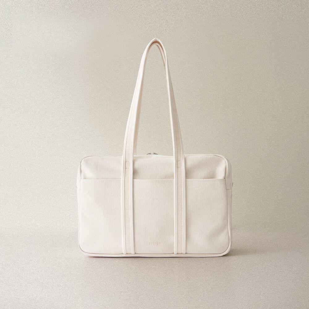 [노이에] CANVAS BOSTON BAG (cream)