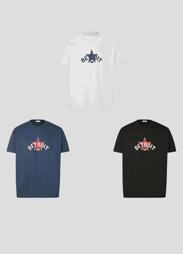 🚀detroit star half T (3C)