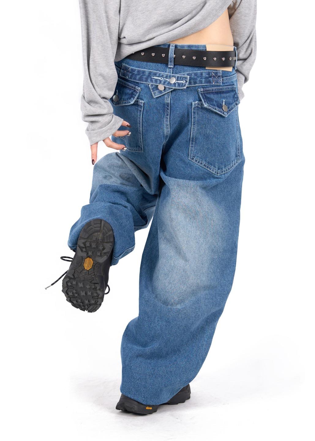 릿킴 BACK YOKE JEANS