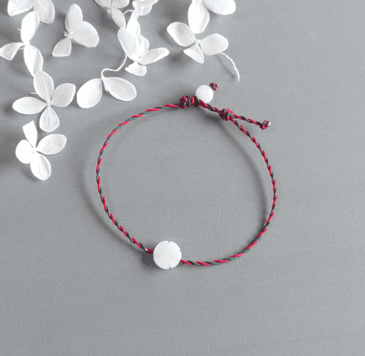 크리스마스에 행운을...비취 네잎크로버&비취 매듭 팔찌