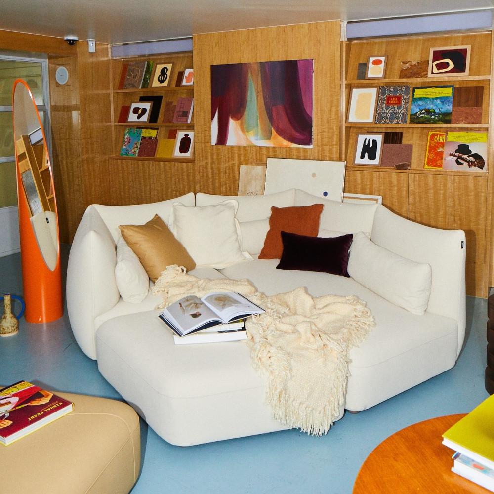 [사랑한다고 말해줘] 알로소 케렌시아 4인용 3모듈라운지 소파 [노르딕 패브릭]