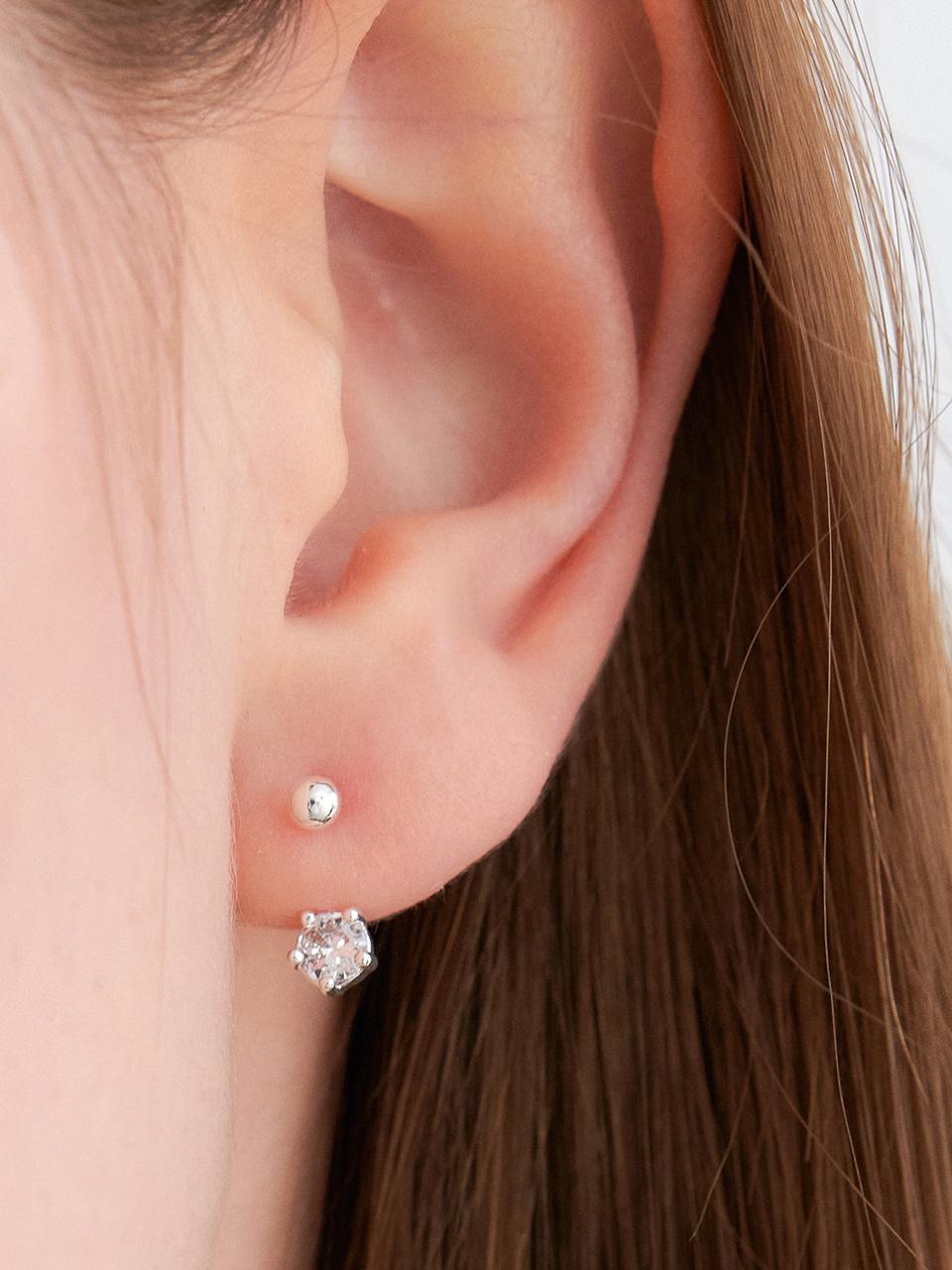 CIRCLE BEAM two way earring JE026