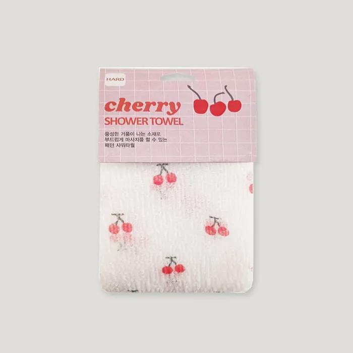 체리 샤워타월