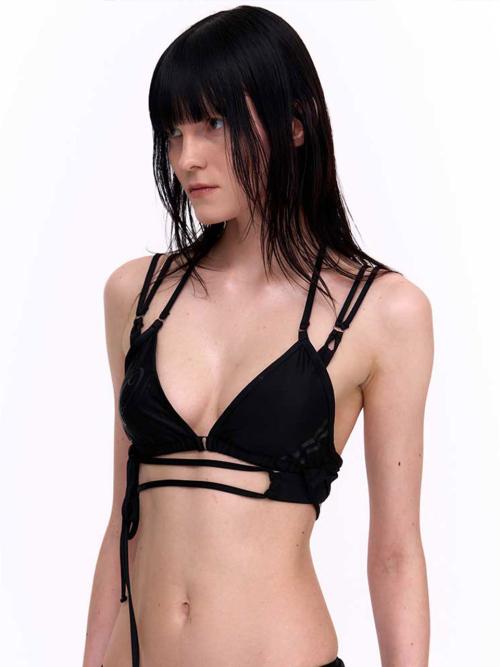 NYMPH BIKINI TOP (BLACK)
