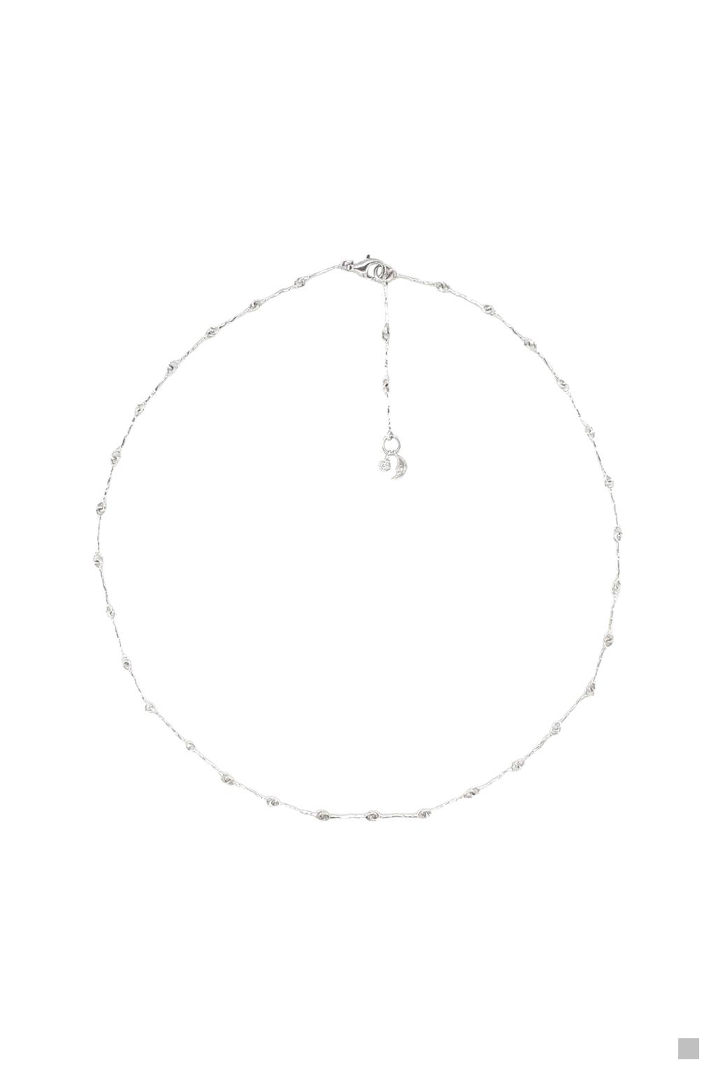 해달 큐빅 팬던트 마디 체인 목걸이