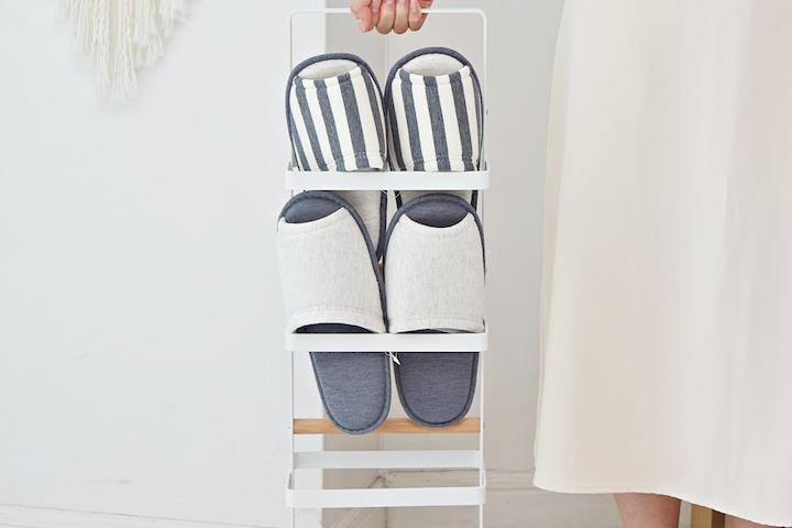 6구 실내화 거치대 현관 욕실 슬리퍼 정리대 걸이 꽂이