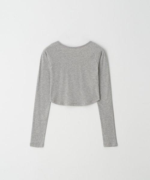 Low back crop t-shirt