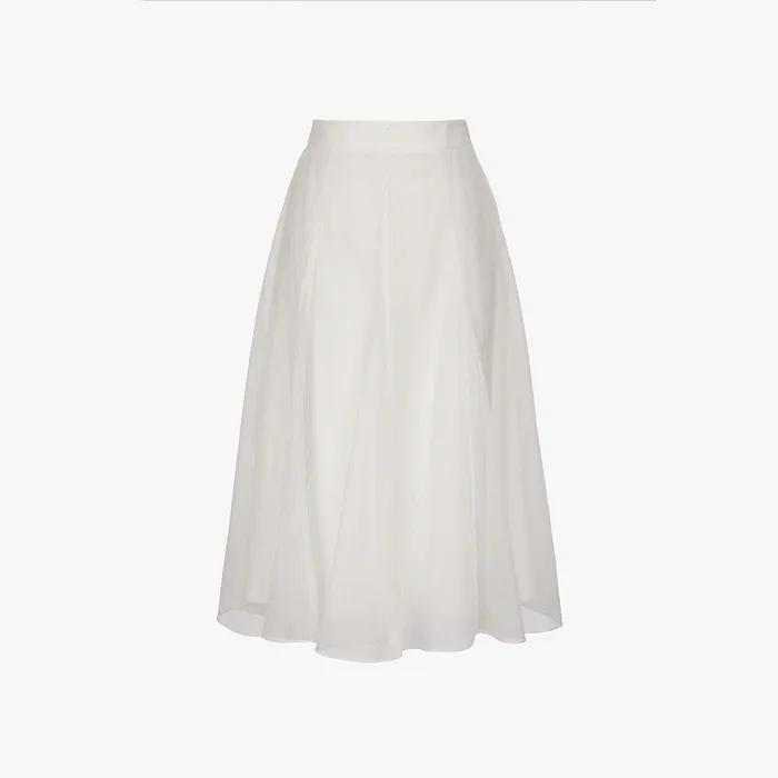 잇미샤 레이스 이중 튤 스커트 ITO8WSK760 (IVORY)