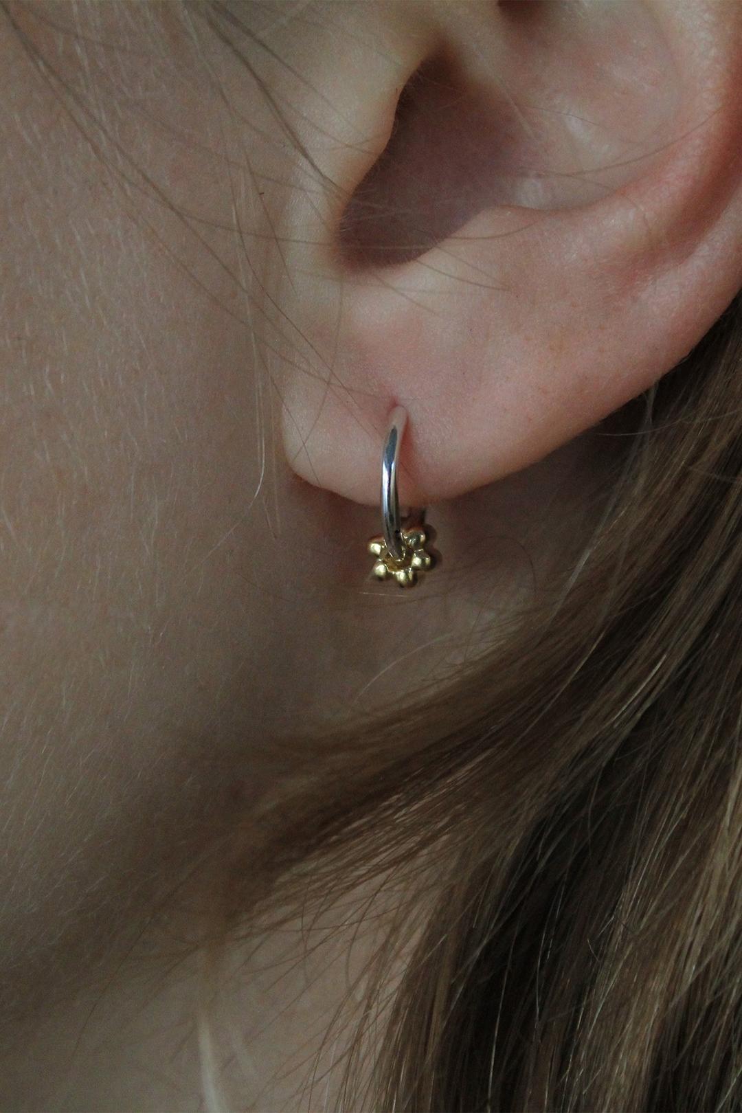 Canelé Hoop Earrings (Gold)