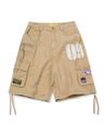 Vintage Patch Cargo Shorts(BEIGE)