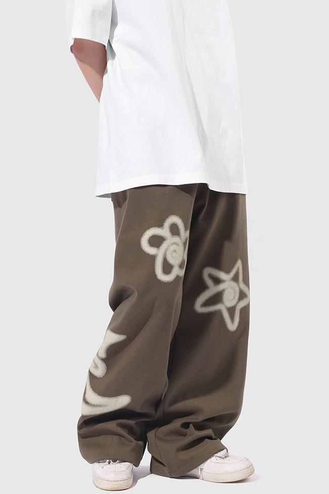 Doodle Symbol Pants [2color]