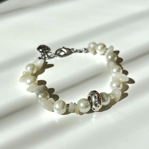 PIERIOD Stone x Pearl Bracelet
