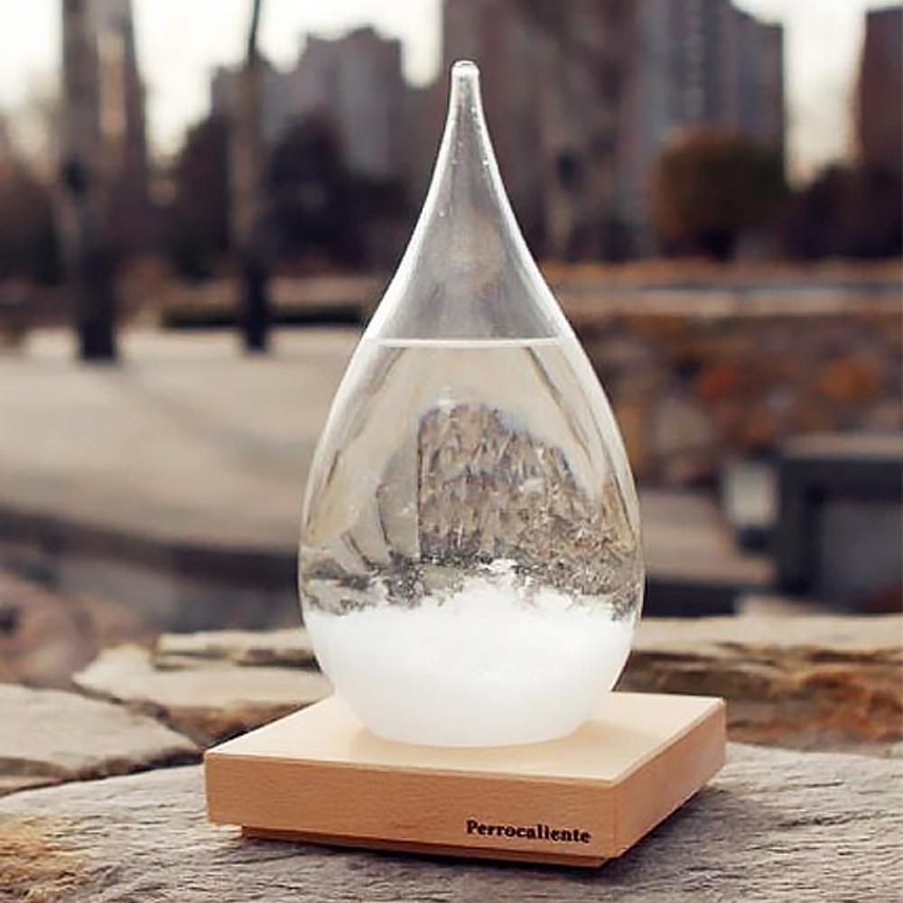 날씨 템포드롭 스톰 글라스 소형 기상예측 오브제