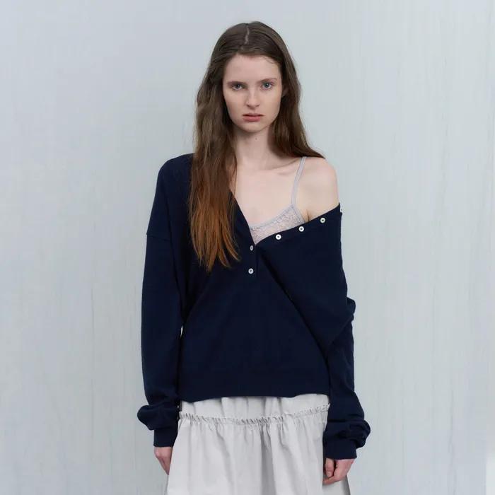 [12th] Kyale henry knit - navy