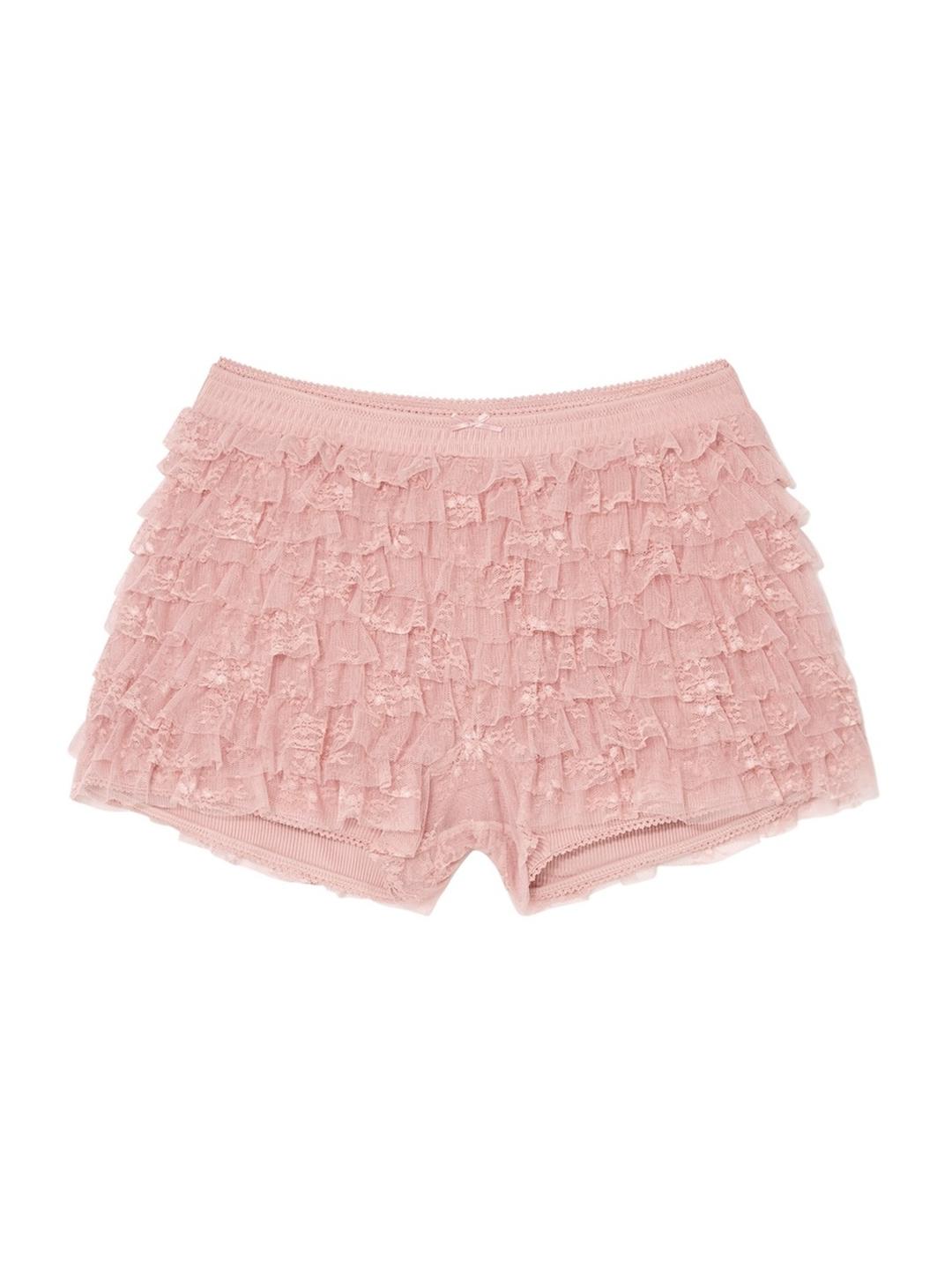 POLLY LACE BLOOMER SHORTS (PINK)