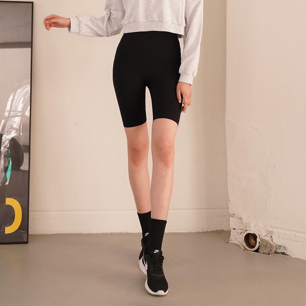 플렉스 프로 4.5부 레깅스 젠틀블랙