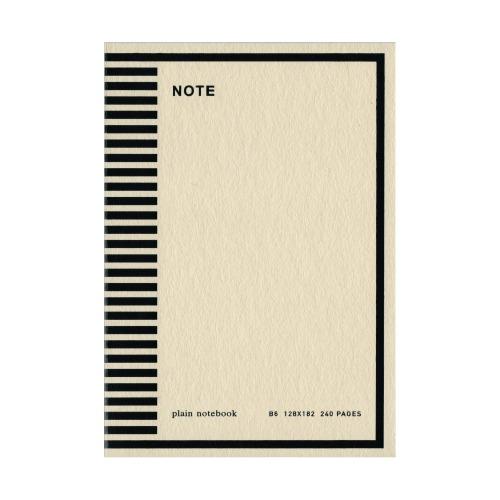 240p Plain Notebook_Piano_ Black