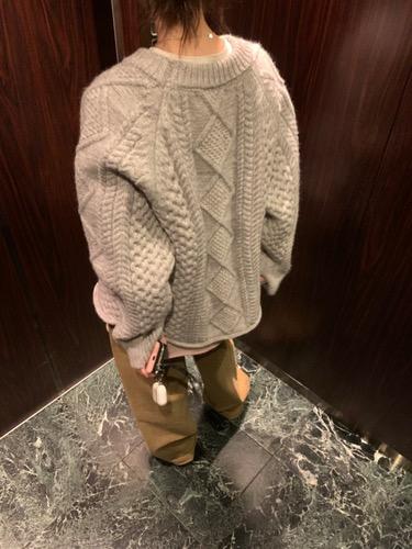 dorothy vintage heavy cable knit