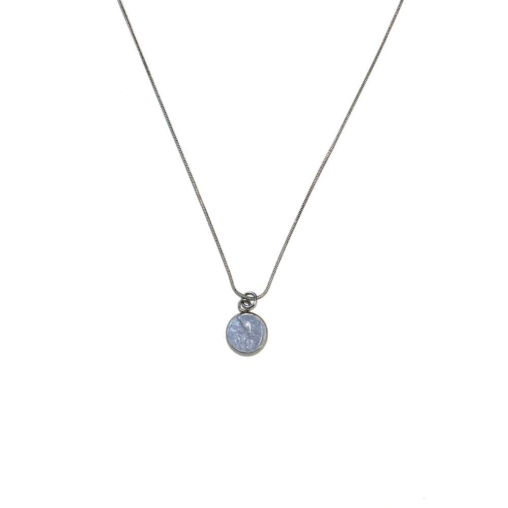 [equope/에콰웁] sparkling blue necklace