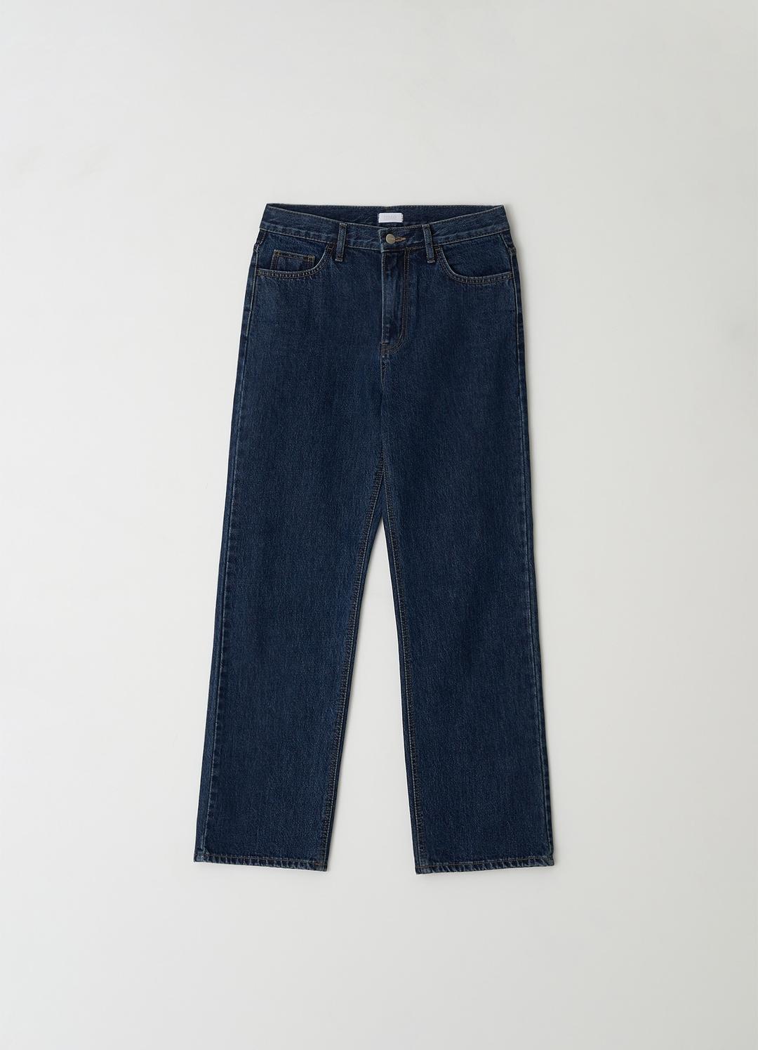 Nov Straight Denim(Deep blue)