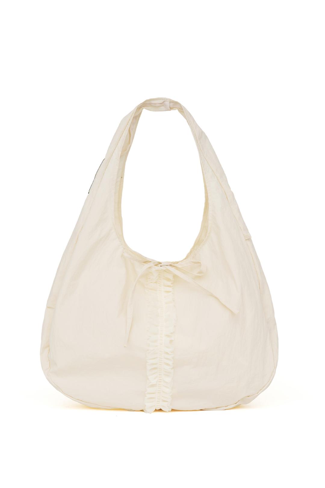 [X MA JOURNÉE] 프릴 호보 백 frill hobo bag (vanilla)