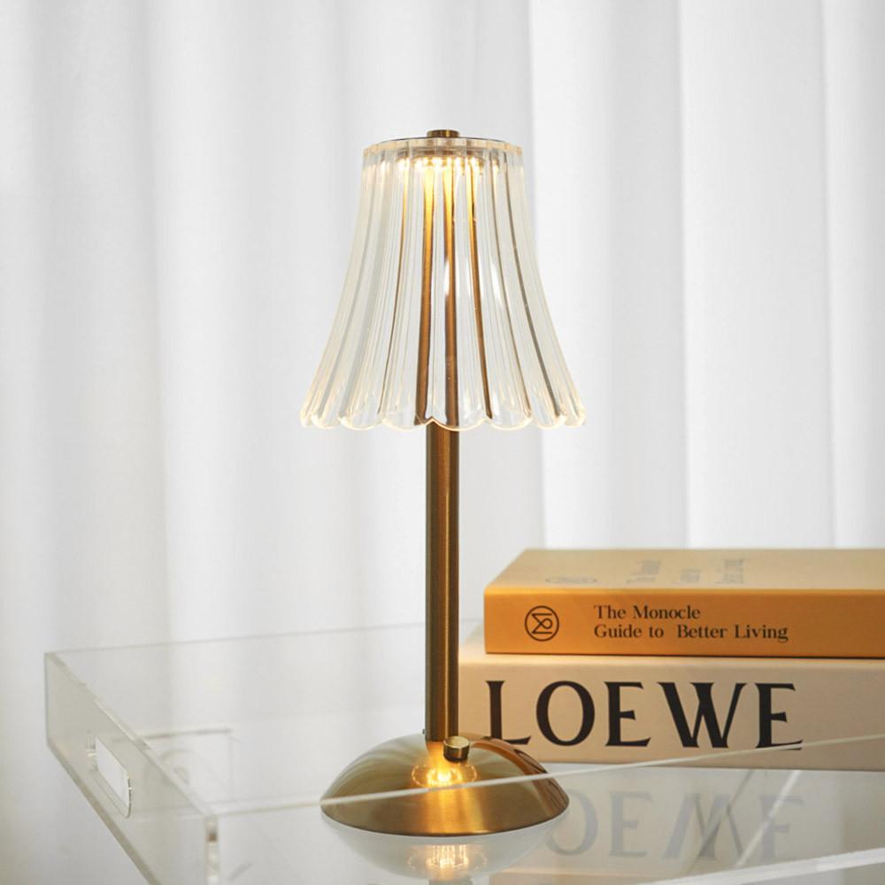 그레이스홈 아크릴 레이스 무선 충전 침실 무드등 조명 다이닝 스탠드