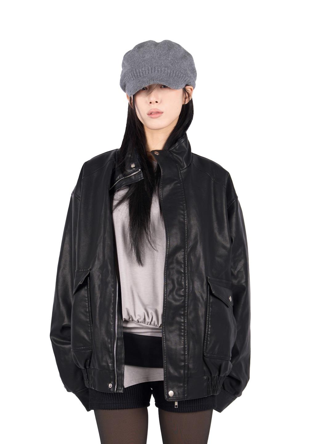 릿킴 SHELTER SHEARLING LEATHER JACKET*2주 소요*