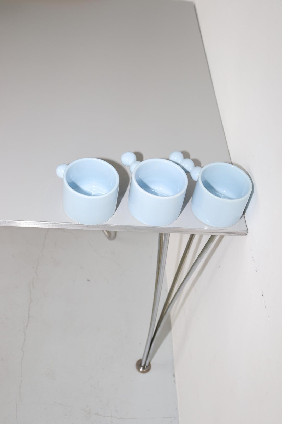 beads flat mug(sky)