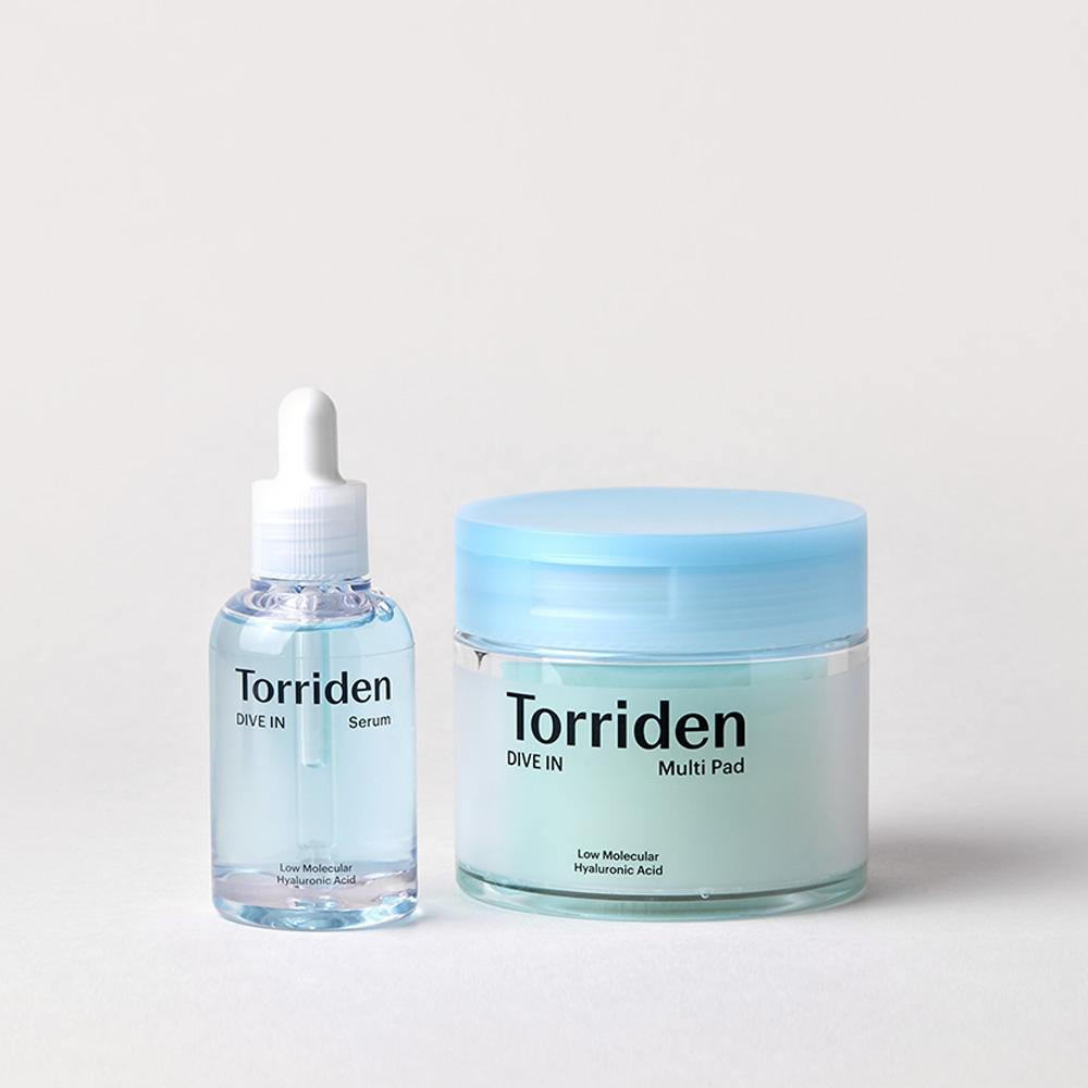 [2종세트] 다이브인 저분자 히알루론산 세럼 50ml + 멀티패드 80매