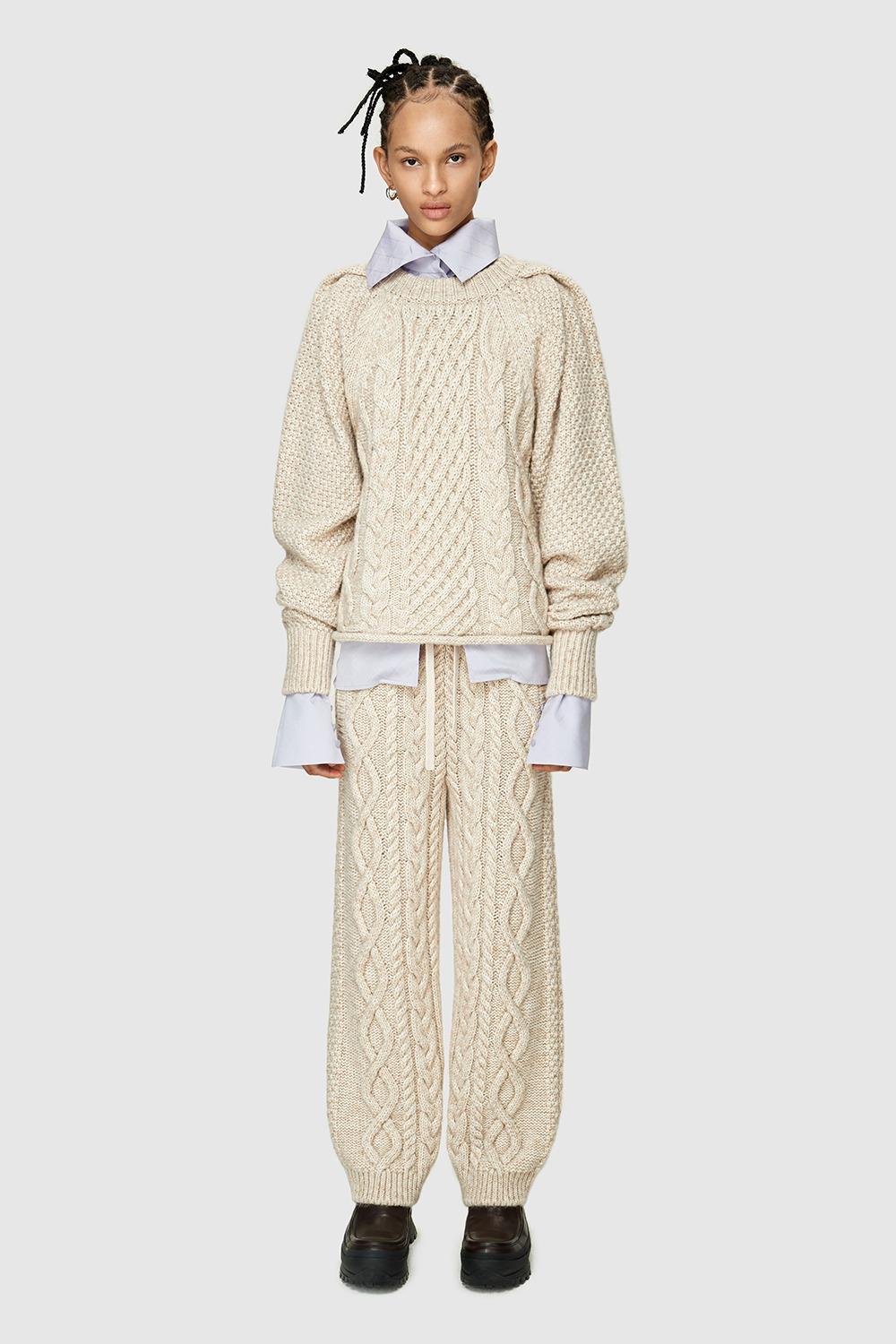 22FW CABLE TOP - BEIGE