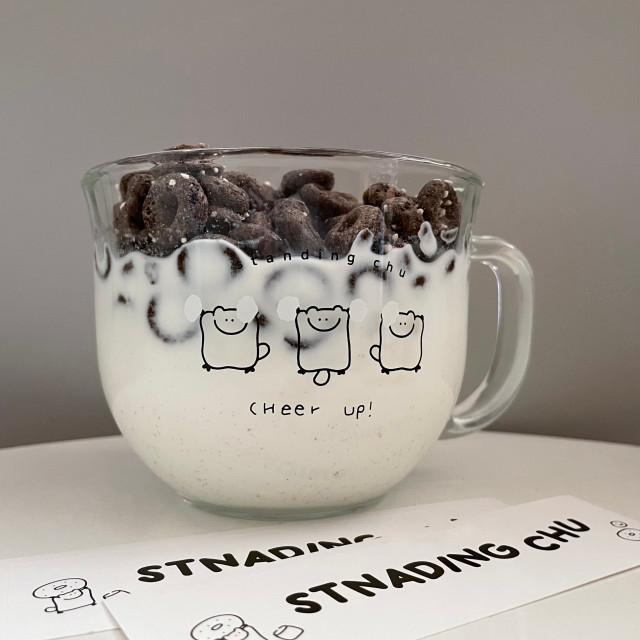 스탠딩츄 cheer up ! 씨리얼 컵 ﻿470ml