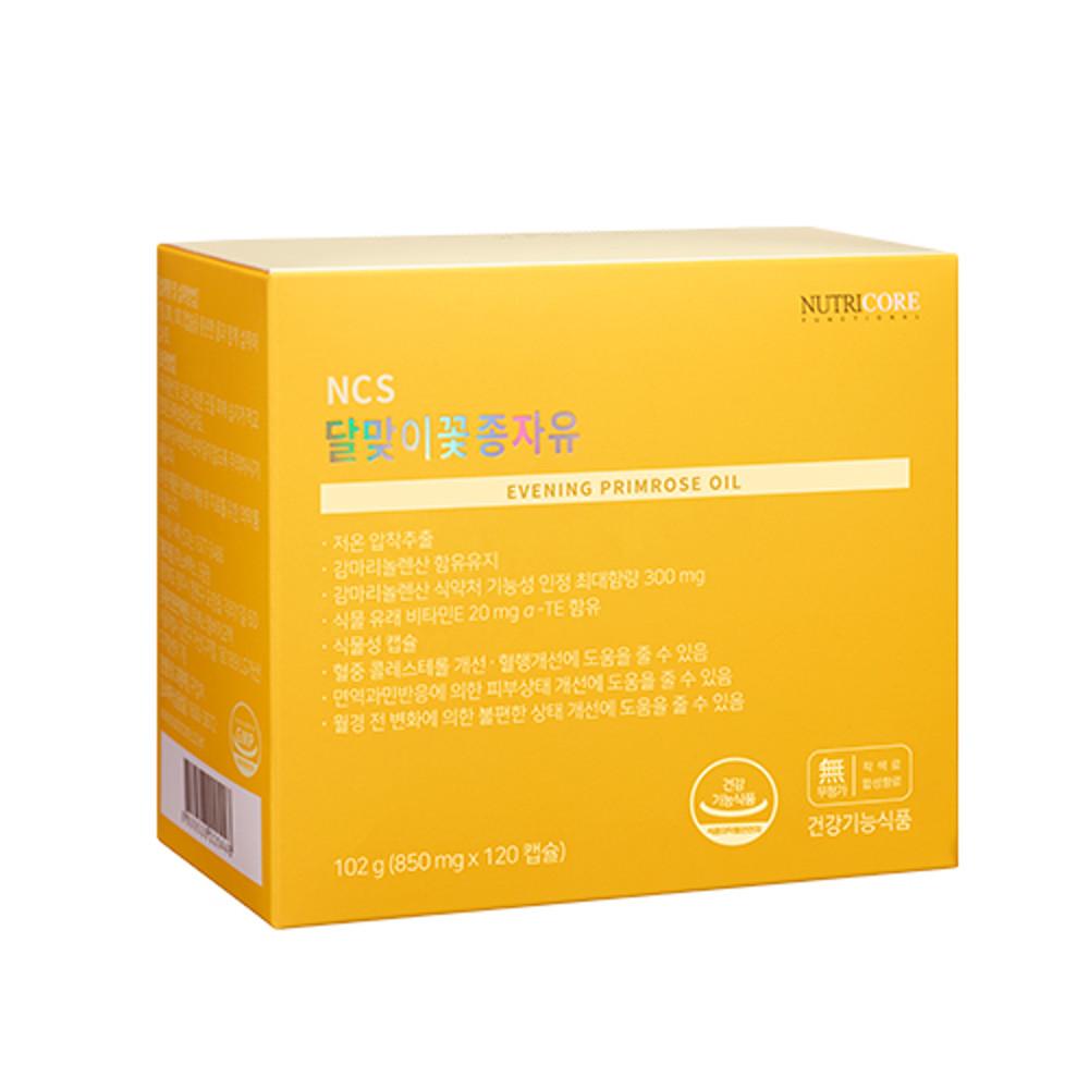 뉴트리코어 달맞이꽃종자유 NCS 감마리놀렌산 850mg x 120캡슐 (1개월)