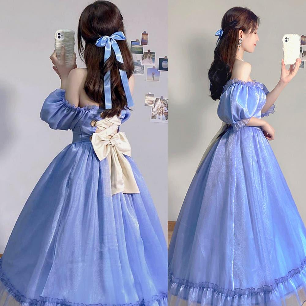 성인 공주 드레스 할로윈 코스튬 졸업사진 컨셉 의상 스냅 코디 원피스