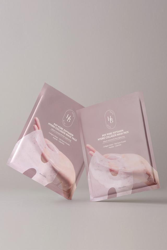 50% 특별 런칭 할인 | 팥 포어 펩타민 하이드로 콜라겐 마스크 팩